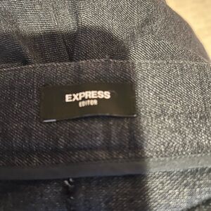 Express denim trouser shorts.